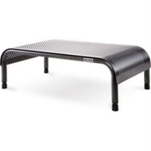 Monitor Stand, Metal, Ergo 3, 10"x18"x6", Pearl/Black