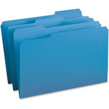 File Folders, 1/3-Cut Tabs, Legal-size, 100/BX, BE