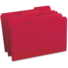 File Folders, 1/3-Cut Tabs, Legal-size, 100/BX, RD