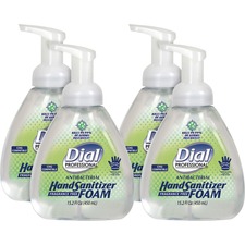 Foam Hand Sanitizer, Antibacterial, 15.2 fl. oz., 4/CT, CL