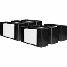 Paper Towel Dispenser, 11-1/2"x4-1/8"x6-3/4", 9/CT, Black