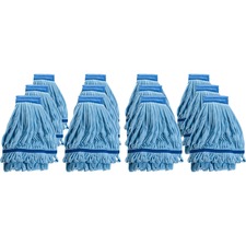 Mop Head Refill, Microfiber, Small, 12/CT