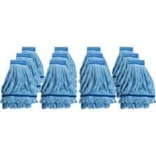 Mop Head Refill, Microfiber, Large, 12/CT