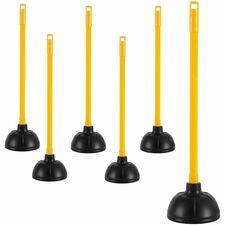 Value Plus Plunger, 23"x5.75", 6/CT, Yellow Handle