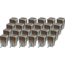 Dispenser, Liquid/LotionSoap, BulkFill, Vert, 40oz, 24/CT, STST