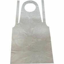 Disposable Apron, Poly, One Size, 100/PK, 10PK/CT, WE