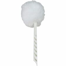 Toilet Bowl Mop, 4-1/2" Long Handle, 25/CT, White