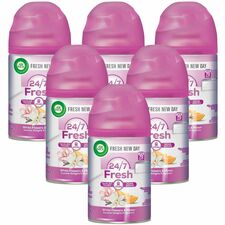 Air Freshr Refill, White Flowers&Summer Delights, 5.89 oz, 6/CT