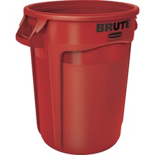 Brute Container, Hvy-Dty, 32 Gallon, Red
