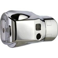 Auto Flush Clamp f/Toilet, 3-3/5"x5-3/10"x3-3/5", Chrome