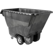 Tilt Truck, 1 Cubic Yard, 1250 lb Cap, 33"x72"x43", Black