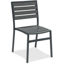 Chair, Armless, Outdoor, 22"x21-1/2"x33-4/5", GY
