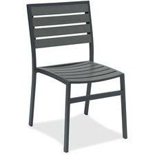 Chair, Armless, Outdoor, 22"x21-1/2"x33-4/5", GY