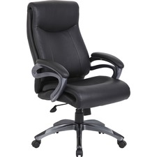 Chair, Executive, Double Layer, 27"Wx30"Dx44"H, Black
