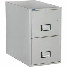 Vertical File, Letter, 2 Drawers, 16.88"x31"x28", LGY
