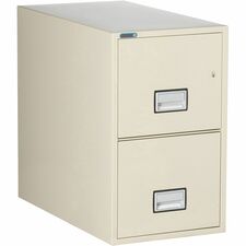 Vertical File, Letter, 2 Drawers, 16.88"x31"x28", Putty