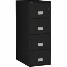 Vertical File, Legal, 4 Drawers, 19.88"x31"x54", BK