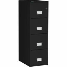 Vertical File, Letter, 4 Drawers, 16.88"x25"x54", BK