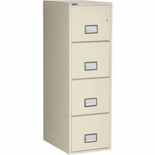 Vertical File, Letter, 4 Drawers, 16.88"x25"x54", Putty