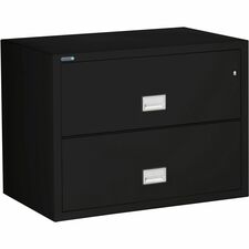 Lateral File, 2 Drawers, 38.78"x23.63"x28.75", BK