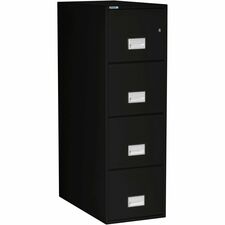 Vertical File, Letter, 4 Drawers, 16.88"x31"x54", BK