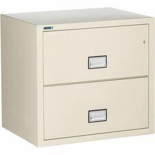 Lateral File, 2 Drawers, 31"x23.63"x28.34", Putty
