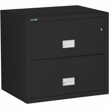 Lateral File, 2 Drawers, 31"x23.63"x28.75", BK