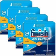 Dish Detergent, Gelpacs, Orange, 34.8 oz., 54/BX, 4BX/CT, Multi