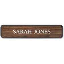 Designer Sign, 2"x10", Brown Frame