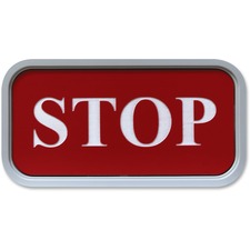 Designer Wall/Door Sign, 2"x4", Gray Frame