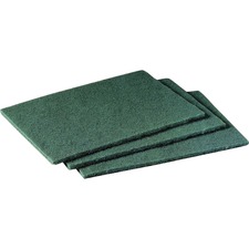 Scotch Brite Scrubbing Pads, 6"x9", 60/CT, Green