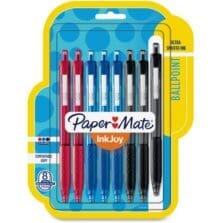InkJoy 300RT Ballpoint Pen, Retractable, Medium 1 mm, Assorted Ink and Barrel Colors, 8/Pack