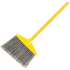 Angle Broom, Regular, 10-1/2" W, 6/CT, GY