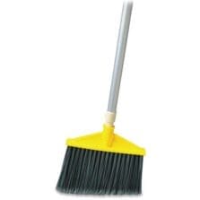 Angle Broom, Poly Bristles, 56"x1.5"x9.25", 6/CT, Gray