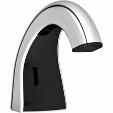 Dispenser, f/Foam Soap, Touch-Free, 4/CT, Chrome/Black