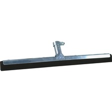 Squeegee Head, Rubber Blade, Disposable, 18"W, 10/CT, BK/SR