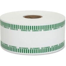 Automatic Coin Rolls, Dimes, 1900/RL, Green