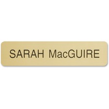 Designer Nameplate, Replacement Only, No Frame, 2"x8", AST
