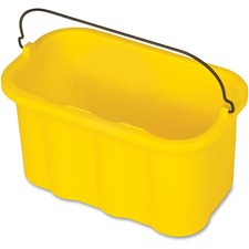 Sanitizing Caddy, 10 Quart, 14"x7-1/2"x8", 6/CT, Yellow