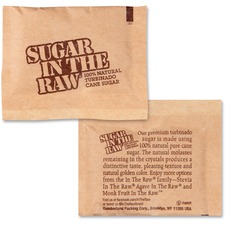 Sugar In The Raw, Single Serve, 400/CT, Brown