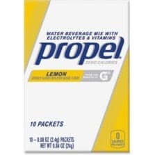 Propel Powder Packs, 0.08oz, 120/CT, Lemon/YW