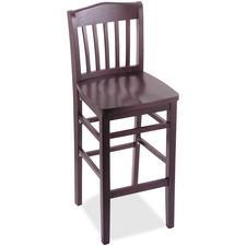 Chair, Wood, Hampton, 30"H Seat, 17"x16"x44", Dark Cherry