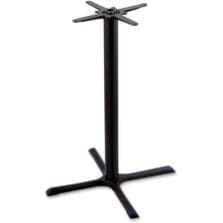 Table Base, X-Shape, Outdoor, 24"x20"x36", BK