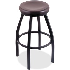 Stool, Wood, 19"x19"x30", BK Frame/DCH Maple