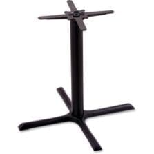 Table Base, Outdoor, 24"Wx20"Dx30"H, Black