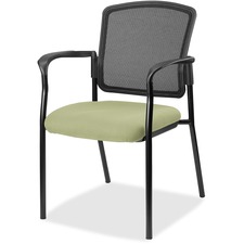 Guest Chair, Vinyl Seat, w/Arms, 25-4/5"x20"x32", Dillon Sage