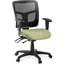Mid-Back Chair, Vinyl Seat, 25-1/4"x23-1/2"x40-1/2", Sage