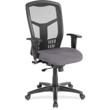 High-Back Chair, Exec, Swivel, 28-1/2"x28-1/2"x45", Carbon