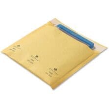 Cushioned Bubble Mailer CD/DVD, 7-1/4"x8", 25/PK, GD