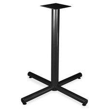 X-Leg Base, f/42" Tabletop, Bistro-Height, 36"x40-3/4", BK